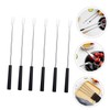 Ciieeo 6Pcs Stainless Steel Fondue Forks Household Dipping Forks with