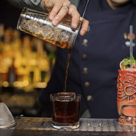 QH-Shop Hawthorne Strainer Cocktail Stainless Steel Strainer Cocktail Shaker Colander Strainer Bar Trainer