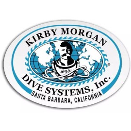 Kirby Morgan KMDSI Large Oval Sticker