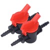 Pack of 2 Manual Control Valve, 8 mm, 4 mm,
