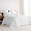 Levtex Home - Cross Stitch Bright White Bedspread Set -