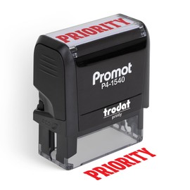 Promot Priority - Self Inking Rubber Stamp - Ink Stamps