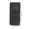 30W Solar Panel Kit Waterproof Polysilicon Multiple Interface Solar Panel