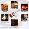 Guitar Lighter, Refillable Butane Lighter, Butane Soft Flame (No Gas)-Brown