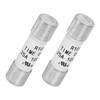 QUARKZMAN 2er Packung Keramik Sicherung 25A, Träge Feinsicherung 10X38mm Zeitverzögerung