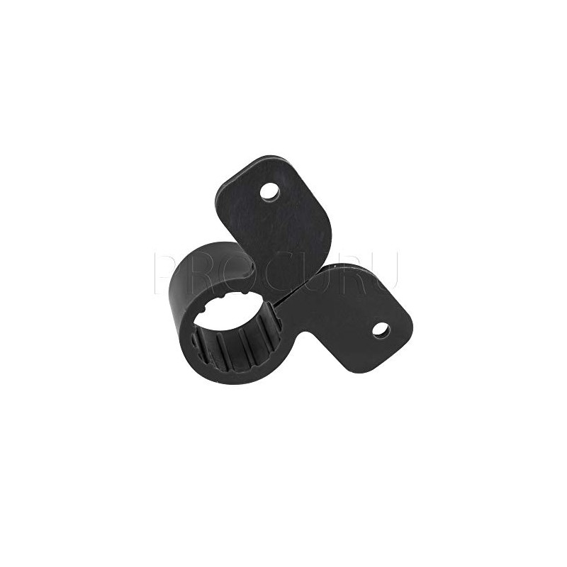 [100-Pack] PROCURU 3/4-Inch Plastic Suspension Hy-Ear Pipe Clamp, Mickey Mouse
