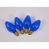 4 X E12 Blue Screw in Tulip Replacment Bulbs -12V 3W 0.25A