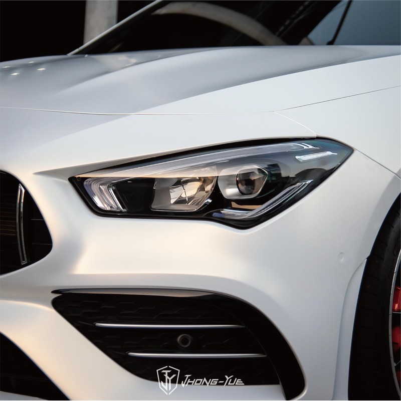 VViViD+ Satin White to Blue Space Pearl Vinyl Car Wrap