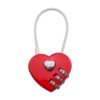 Guifeng Love Heart Digital Combination Lock Mini Outdoor Combination Lock
