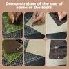 EDIETH Professional Leather Craft Tools Kit Leather Working & Tooling