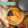 TORASO Tart Pan with Removable Bottom, 9 Inch Quiche Pan
