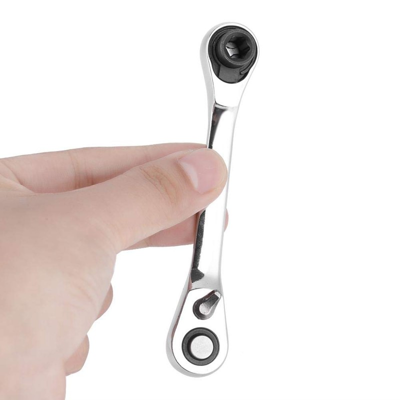 Ratchet Screwdriver-Ratchet 1/4-Acouto 1/4" Mini Ratchet Socket Wrench Quick Release