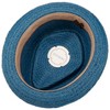 Stetson Vantella Diamond Straw Hat - Plain Hat with Contrast