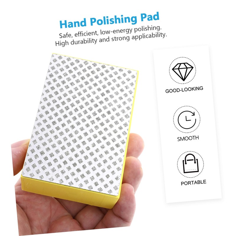 TEHAUX Handy Polishing Pads Grit Diamond Polishing Block for Sanding