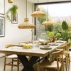 MiniSun, Natural Woven Ceiling Pendant Light Shade Weave Rope Lampshade