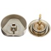 Geberit 151.551.ID.1 Traditional Metal TurnControl Trim Kit, Forever Shine Brushed