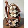 CHERISHTHELABEL Cowhide Backpack, Large Leather Diaper Bag Backpack for Women,