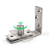Heavy Duty Stainless Steel Wood Door Pivot Hinges, 180 Degree