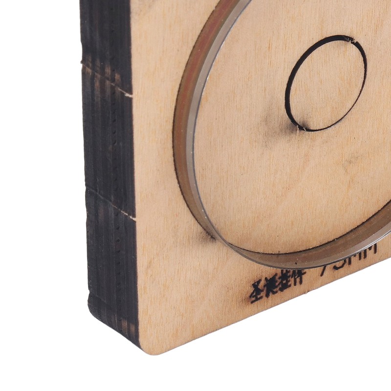 Leather Cutting Die 75mm Dia Round Shaped Manual Punching Molds