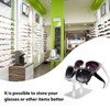 Acrylic Sunglass Display, Clear Acrylic Display Shelves Multi-layer, Glasses Stand