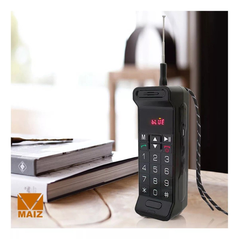 Maíz 10pzs Bocina Bluetooth Recargable Usb Diseño Teléfono Radio