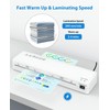 Laminator Machine, Sweleke A3 Laminating Machine with 10 Laminating Sheets,