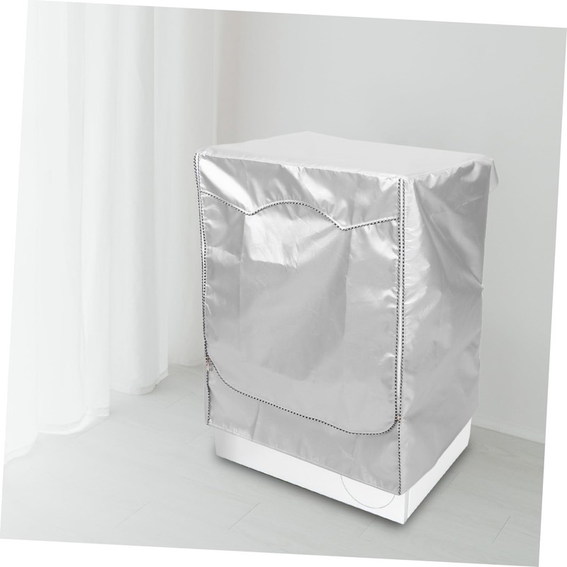 Operitacx Durable Washer Dryer Cover Dustproof Protective Cover for Washing