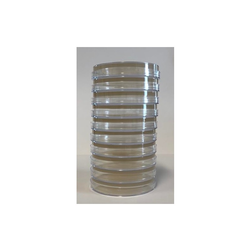 Nutrient Agar Plates 10pcs Plastic Petri Dishes with Lids Scientific