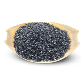 Ultimate Baker Black Decorating Sugar - Vibrant, Naturally Colored Baking & Decorating Sugar, Perfect for Sprinkling on Cakes, Desserts & Ice Cream, Medium Crystal (1lb Bag Black Shine)