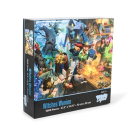 Witches Wanion Mystical Puzzle for Adults and Kids | Difficult 1000 Piece Jigsaw Puzzle Toy | Fun Quarantine Gift | Interactive Brain Teaser Challenge for Game Night | 28 x 20 Inches