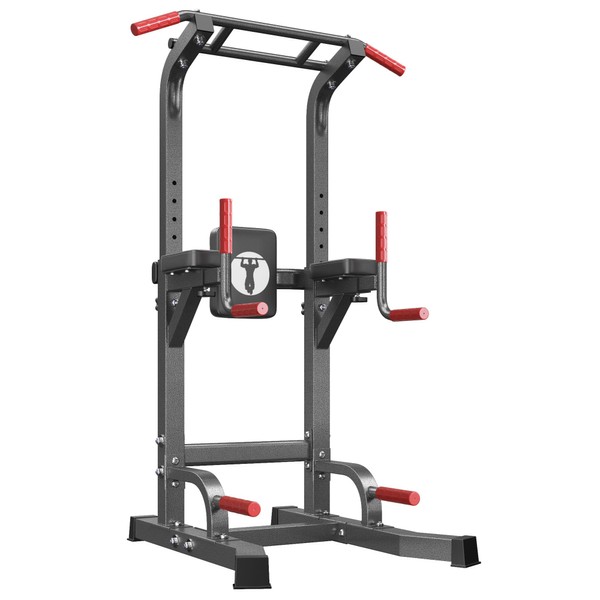 DlandHome Power Tower Pull Up Bar Station, Heavy Duty Adjustable