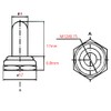 MintIce ™ Car 12 mm Rubber Rocker Toggle Switch Tip