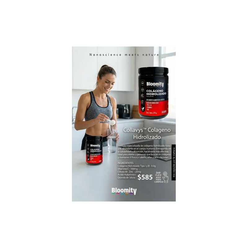 Collavystm Colageno Hidrolizado Bloomity 270 Gr