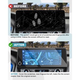 CDEFG for Toyota Grand Highlander Screen Protector 2024-2025, HD Clear Tempered Glass 2024 2025 Grand Highlander Hybrid 12.3-Inch for Touchscreen Anti Fingerprint