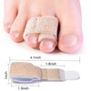 Toe Straightener, Broken Toe Wraps 4 Pack Hammer Toe Corrector