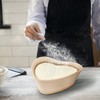 Bread Proofing Basket,25cm/10in Heart Shaped Rattan Sourdough Proving Basket Baking