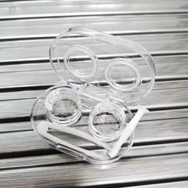보관케이스 렌즈 신상 인기 렌즈통 투명 휴대용 Transparent Portable Lens Storage Case
