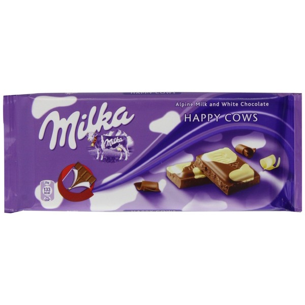 World's Best Milka Chocolate - Happy Cows, 10 Bars