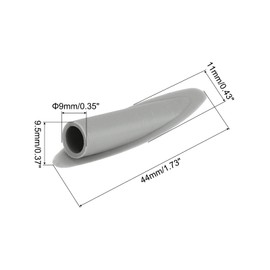 sourcing map 300Pcs Plastic Pocket Hole Plugs, 9mm Slant Hole Caps for Pocket Hole Jig Wood Working Tool Accessories, Grey