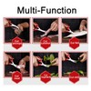 Luckkyme 4 Pack Kitchen seafood scissors Fish Scissors Crab Scissors