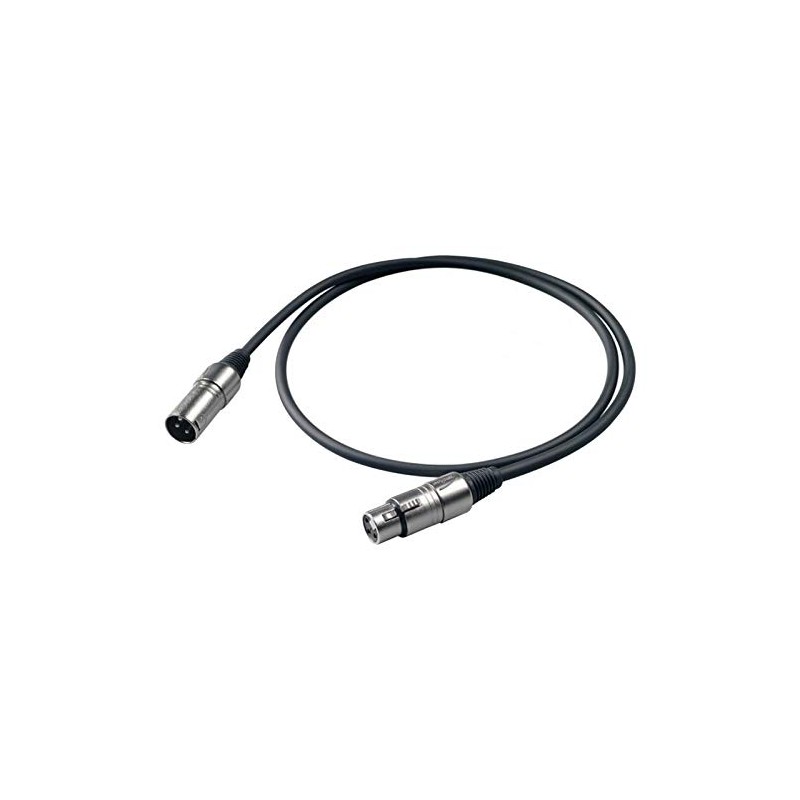 PROEL BULK250LU5 Cannon XLR 3P M to Cannon XLR 3P