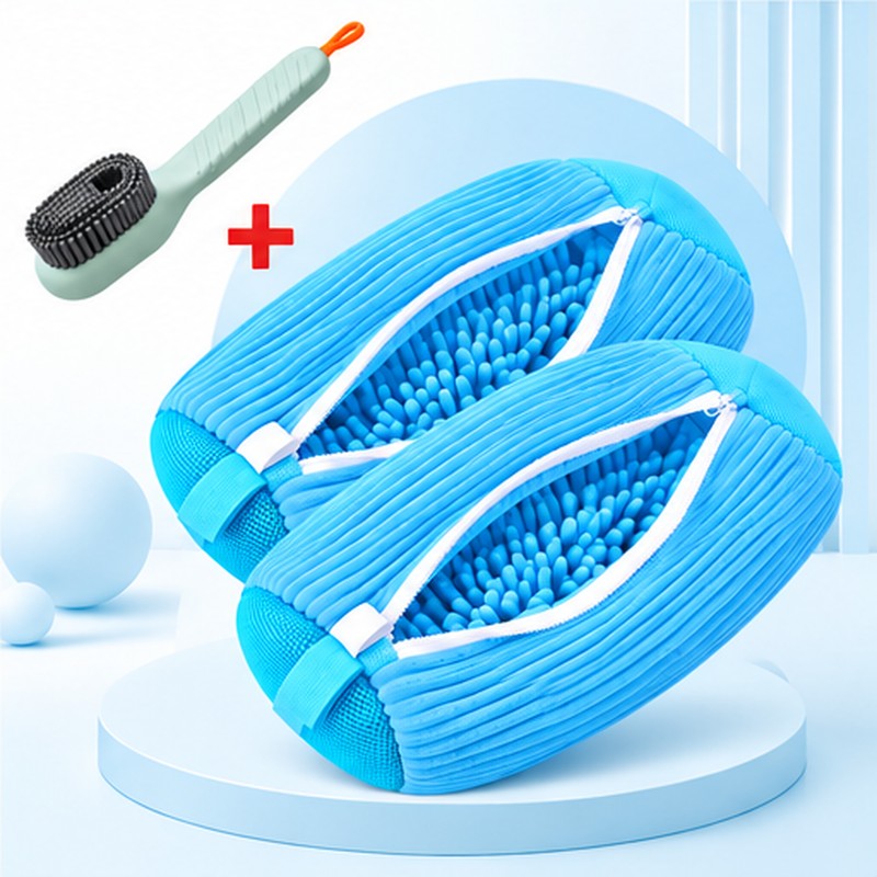 Shoe Washing Machine Bag for Sneakers – Reusable Zippered Laundry