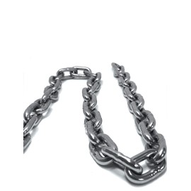 Tecklenborg Kegel GmbH Stainless Steel V4A Chain, 5.0 Metres, 2 mm Material Thickness, 50 kg Maximum Load, Short Links, Rustproof, Polished, Similar to DIN766
