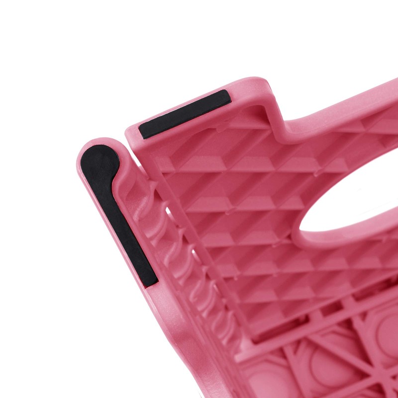 Casafield 9" Folding Step Stool with Handle, Pink - Portable