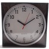 Large Round Wall Clock with Silver Frame, EASY READABLE BIG