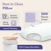 FluffCo Zen Fluff Pillows - Down Alternative - King Bed