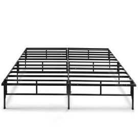 ZINUS SmartBase Compack Mattress Foundation / 14 Inch Metal Bed Frame / No Box Spring Needed / Sturdy Steel Slat Support, King