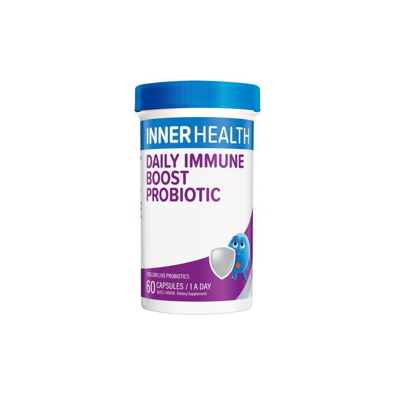 Inner Health Daily Immune Boost Probiotic 60 Capsules