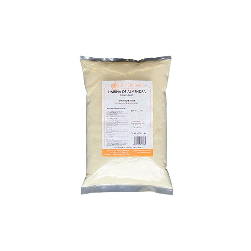 HARINA DE ALMENDRA 500 GRAMOS GLUTEN FREE KETO PREMIUM