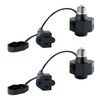 3 in 1 Outlet Light Socket Adapter,E26/E27 Bulb Socket to